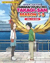 Karakai Jouzu no Takagi-san Season 1~3 Anime DVD (Ep 1-36 end) (English Dub) - $31.99