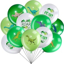 36 Pcs Dino Balloons Dinosaur Latex Balloons for Birthday Childrens Party 12 Inc - £12.69 GBP