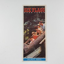 Vintage Six Flags Over Texas Brochure Pamphlet Dallas Fort Worth 1966 - £11.72 GBP