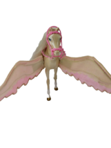 1999 Mattel Barbie Rainbow Sparkles Horse Her Fairy Friend Pink Pegasus ... - $60.13