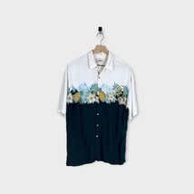 Vintage Early 2000&#39;s Campia Moda Hawaiian Dress Shirt - £27.63 GBP
