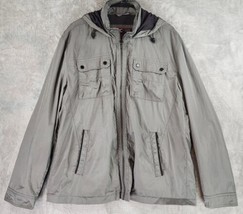 Johnston &amp; Murphy XC4 Jacket Mens Extra Large Gray Extreme Comfort Raincoat - $41.57