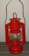 Vintage Moon Light Lamp Lantern Metal Paraffin Oil  Decor Red Barn RR Gu... - $15.00