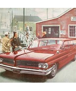 1962 Pontiac Catalina Wagon Advertisement Automobilia General Motors HM2M - $570.01 MXN
