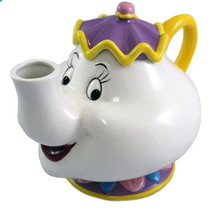 Walt Disney&#39;s Beauty and the Beast Mrs. Potts 48 oz Ceramic Teapot UNUSE... - £45.67 GBP