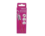 Intakt Key-Chain USB Data Cable - New - Pink - $6.99