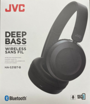 JVC - HAS31BTB - Foldable Wireless On-ear Headphones - Carbon Black - $49.95