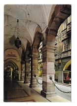 Italy Tyrol Bolzano Portici Walkway Bozen Portal Arches J F Amonn Postcard 4X6 - £3.95 GBP