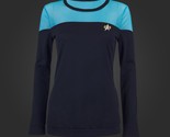 Star Trek Sheer Shoulder Sweater Blue - Women - We Love Fine - £27.86 GBP
