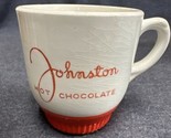 1940&#39;s Vintage Johnston Hot Chocolate Cup Restaurant Grade China Mug - $9.90