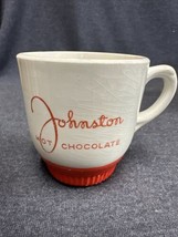 1940&#39;s Vintage Johnston Hot Chocolate Cup Restaurant Grade China Mug - $9.90