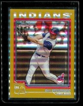 2004 Topps Chrome Gold Refractor Baseball Card #292 Ben Broussard Indians - £13.30 GBP