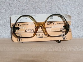 VTG 70&#39;s Titmus Eyeglass Frames Optyl 352 T1006 Plastic 54x18x125 German... - £12.23 GBP