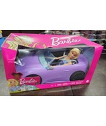 Barbie Convertible with Doll Purple Car - £14.81 GBP