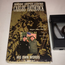 Marine Sniper Legend Carlos Hathcock in His Own Words New VHS - £20.79 GBP