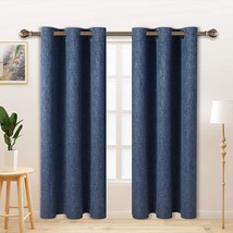 Lordtex Linen Look Textured Blackout Curtains With Thermal, 40 X 72 Inches. - £44.80 GBP