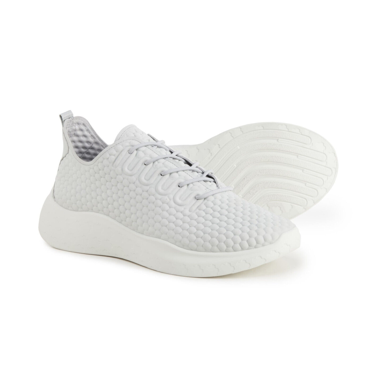 Ecco Men&#39;s Therap Lace Up Embossed Leather Low Top Sneaker Comfort Shoe ... - $57.12