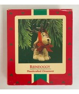 Hallmark Keepsake Handcrafted Ornament Reindoggy 1987 Dog Christmas Orna... - $11.87