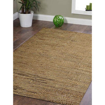 Glitzy Rugs 5 x 8 ft. Hand Woven Jute Eco-Friendly Solid Rectangle Area ... - $4,229.40 MXN