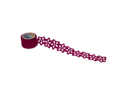 NEW Scotch Expressions Floral Lace Tape, purple, 30 mm (1.18 in) x 4 m (... - $1.50