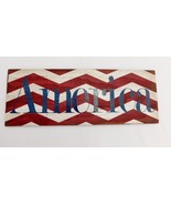 Boulder Innovations Patriotic America Flag Wooden Plaque/Sign (AG2) - £11.84 GBP