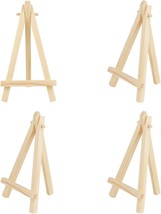 4 Pack Easel Display Stand Mini Wood Display Easels for Painting Artist  - $18.14