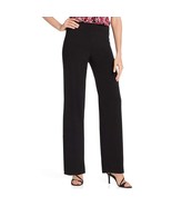 NY Collection Womens Petite PXL Black Palazzo Pull On Wide Leg Pants NWT... - €16,77 EUR