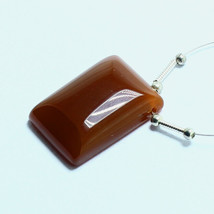 Red Onyx Smooth Fancy Square Pendant Beads Briolette Natural Loose Gemstone - £2.35 GBP