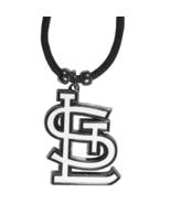 St. Louis Cardinals Cord Necklace with Logo Charm  - £10.16 GBP