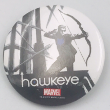 2012 Marvel Hawkeye Round Pin Button 1.5&quot; Diameter - - £7.43 GBP