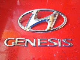 09 10 11 12 Hyundai Genesis Coupe Rear Lid Emblem Logo Badge Symbol Used (2012) - £16.48 GBP