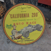 1969 Vintage Style California 200 Auto Race Hanford Motor Speedway Fanta... - $148.45