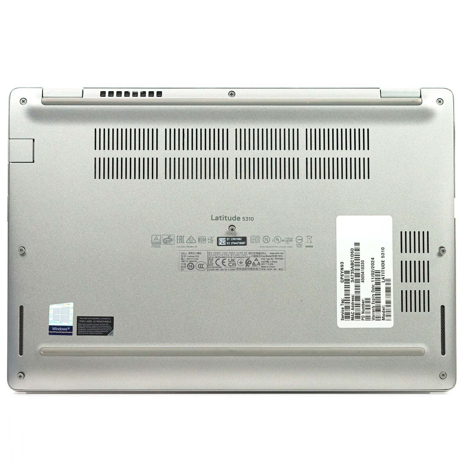 Dell Latitude 5310 13.3" Laptop Quad-Core i5 16GB 512GB SSD Windows 11 Pro B WCA Item image 8