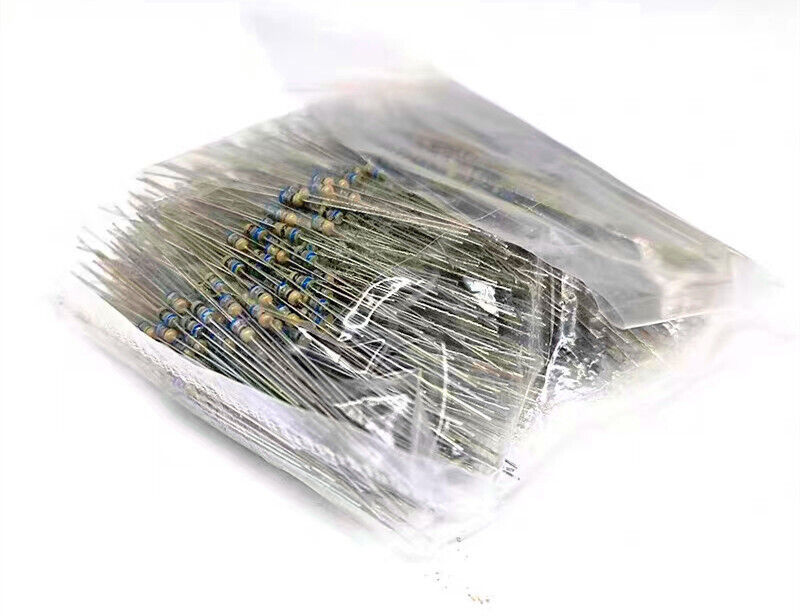 1000Pcs Carbon Film Resistor 1/6W or 1/8W ±5%- Full Range of Values ( 0Ω... - $4.65