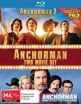 Anchorman 2-Movie Pack: Anchorman 1 &amp; 2 Blu-ray | Will Ferrell, Steve Carell - £15.86 GBP