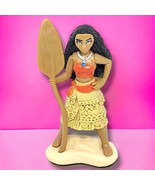 Moana Figure 4&quot; PVC Plastic Walt Disney Princess Toys Cake Toppers - £6.31 GBP