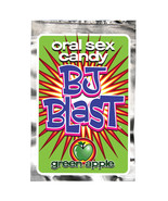 BJ Blast Blow Jobs Oral Sex Candy Pop Rocks, Green Apple Flavors 6 packs - $242.81 MXN