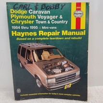 Haynes. Dodge Caravan, Plymouth Voyager, Chrysler, Mini-Vans 1984-1995 #... - $7.69