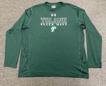 Tulane University Green Wave Long Sleeve Green Shirt Under Armour Mens XXL - $14.03