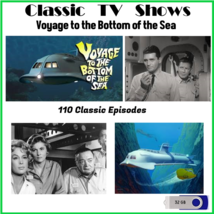 Voyage to the Bottom of the Sea - 110 shows    60&#39;s  classic tv - £29.35 GBP