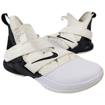 Nike Lebron Soldier 12 XII TB White Black AT3872-101  Zoom Basketball Me... - $675.54 MXN