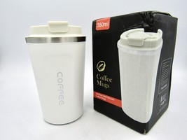 Vacuum Sealed Steel Thermos Insulated Coffee Cup Travel Mug 380ml w/ Lid... - $14.80