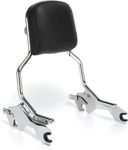 Sissy Bar Pad For Harley Softail Street Bob 2018+ Detachable Passenger B... - £50.53 GBP