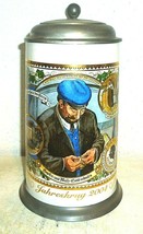 Tucher Nuremberg Furth Jahreskrug 2004 lidded 1L Masskrug German Beer Stein - £28.07 GBP