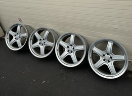 Mercedes X164 GL550 GL450 AMG 10 X R21 21&quot; Wheels Rims Rims Silver Set of 4 OEM - £1,115.62 GBP