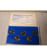 2003 Philadelphia Mint State Quarter 5 piece set in case IL,AL,ME,AR,MO - $11.94 CAD