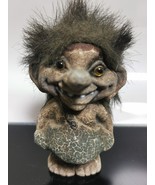 Old Vintage Norwegian Nyform Troll Doll Original 10cm tall Handmade Folk... - €23,88 EUR