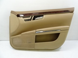 10 Mercedes W221 S400 S550 door panel, right front, brown/tan - $102.84