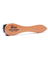 rOund 100% Horsehair POLISH Cream BLACK APPLICATOR BRUSH dauber shoe boo... - $86.55 CAD