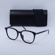 SAINT LAURENT SL724/F 001 Black 53mm Eyeglasses New Authentic - $230.29